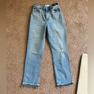 Abercrombie ultra high rise 90s straight jeans